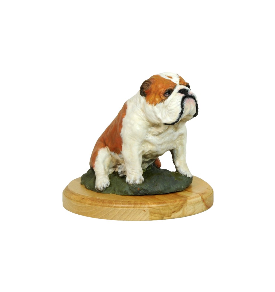 Bulldog ręcznie pomalowana statuetka Art-Dog